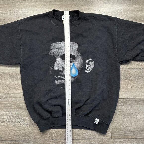 Drake Crewneck Sweatshirt Hip-Hop Size M Discus Athletics Black Retro - Picture 5 of 5
